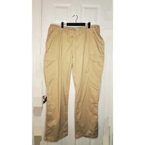 Mens Size 38x33 True Religion Cargo Straight Leg Pants Travertine Tan